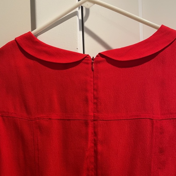 SZ 6 midi dress with pockets and Peter Pan collar. - Picture 4 of 4